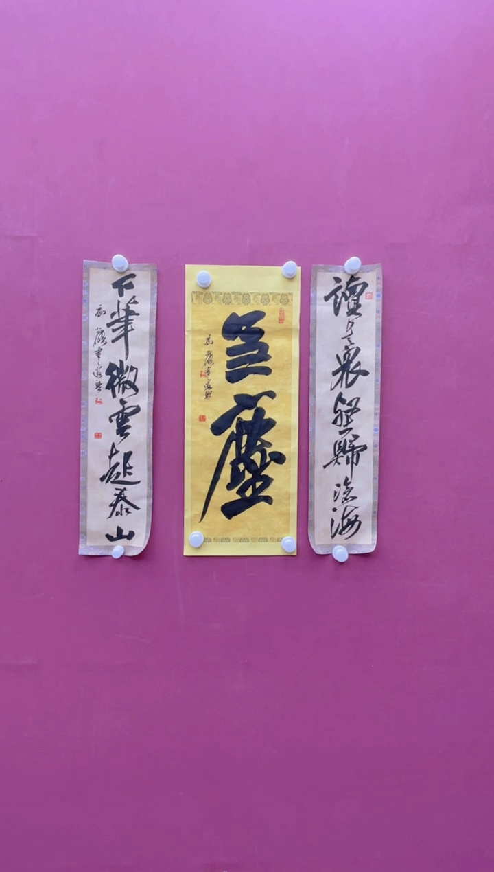 【闪购商品】书法无尘中堂书法作品