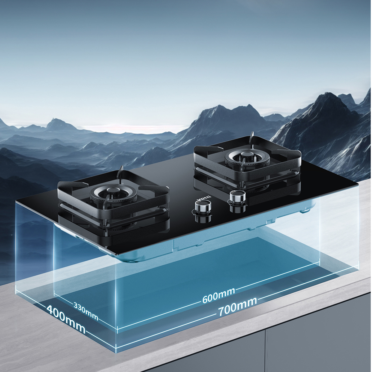 Vatti/华帝华帝i10071B燃气灶台嵌入式煤气灶双灶家用天然气炉灶