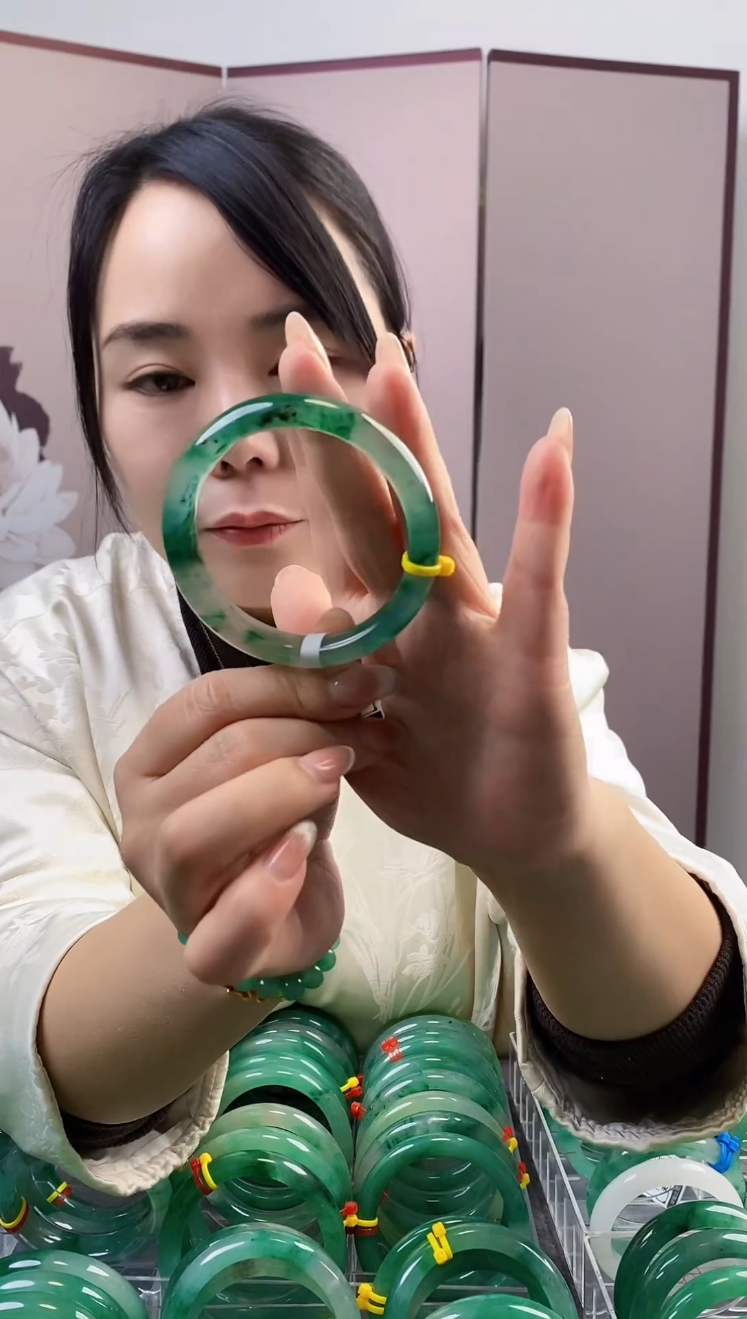 【闪购商品】石英质玉手镯未镶嵌11