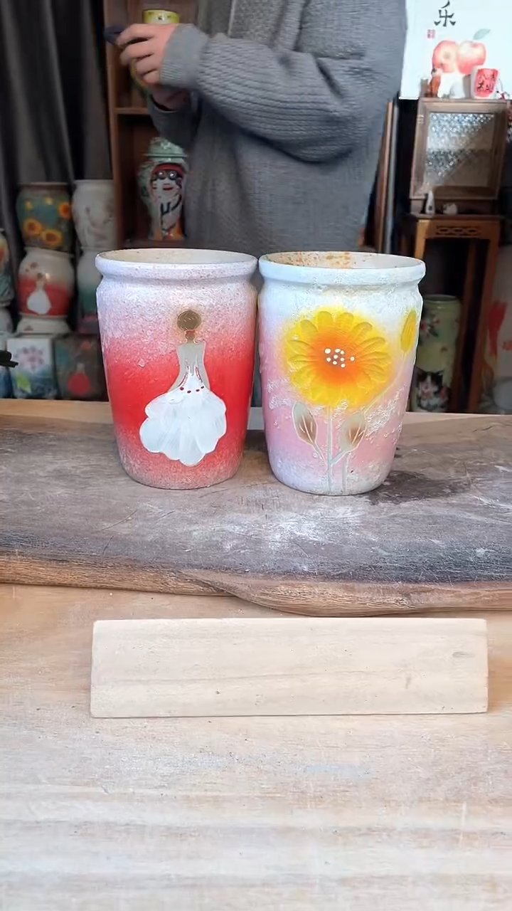 【闪购商品】摆件4-285口12高17  二个