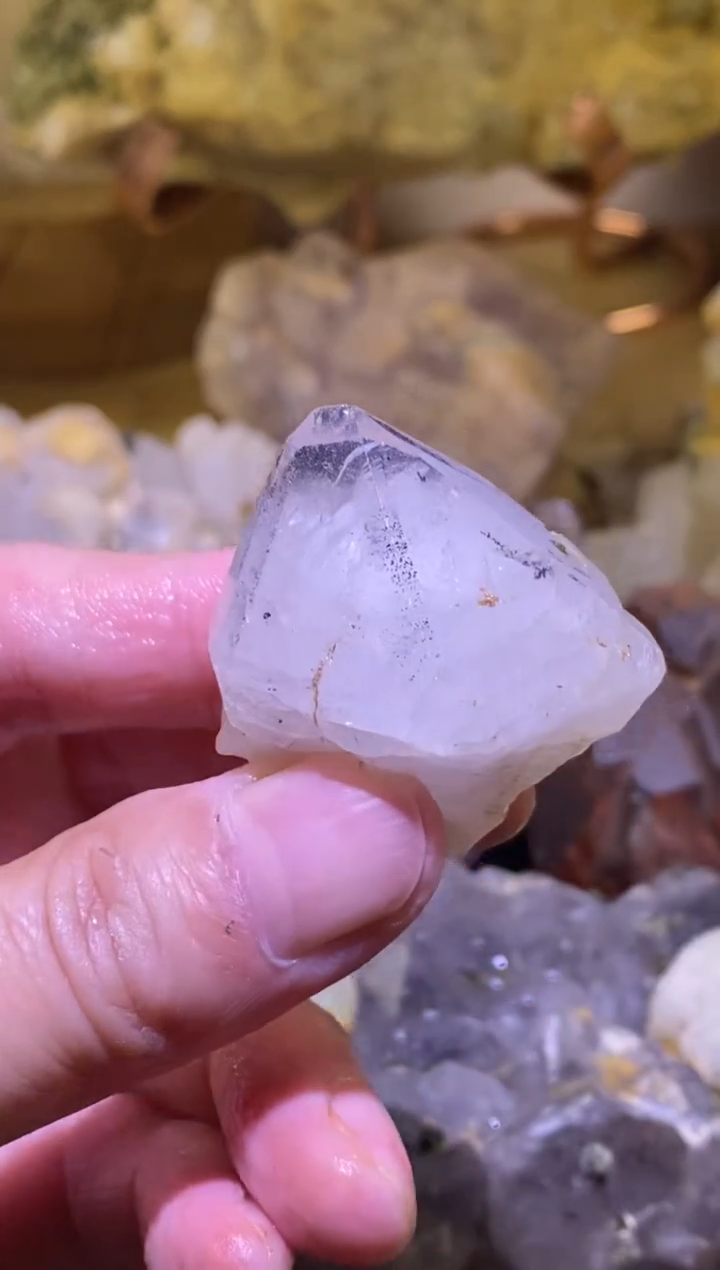 未镶嵌珠宝半成品水晶106号四川美姑超七花园水晶