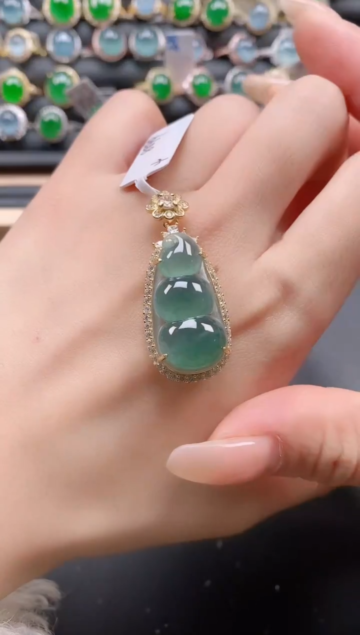 银S925镶嵌戒指翡翠1111