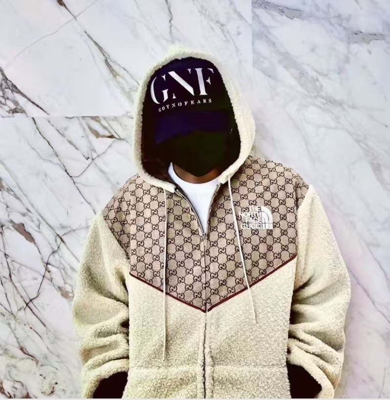 99新 GUCCI/古驰 潮奢豆 严选/logo老花印花夹克/ H13524 