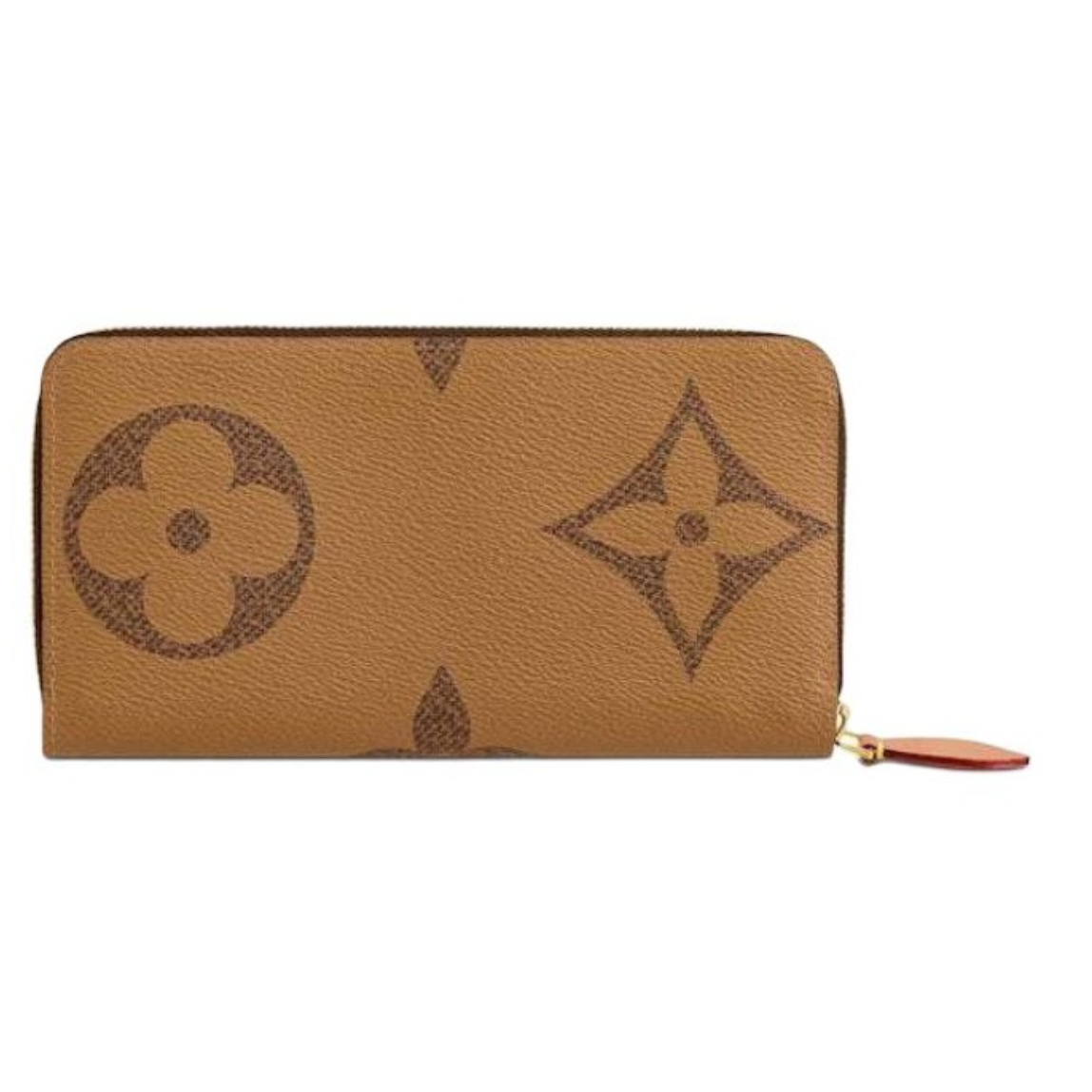 全新未使用 LouisVuitton/路易威登 zippy钱包棕色