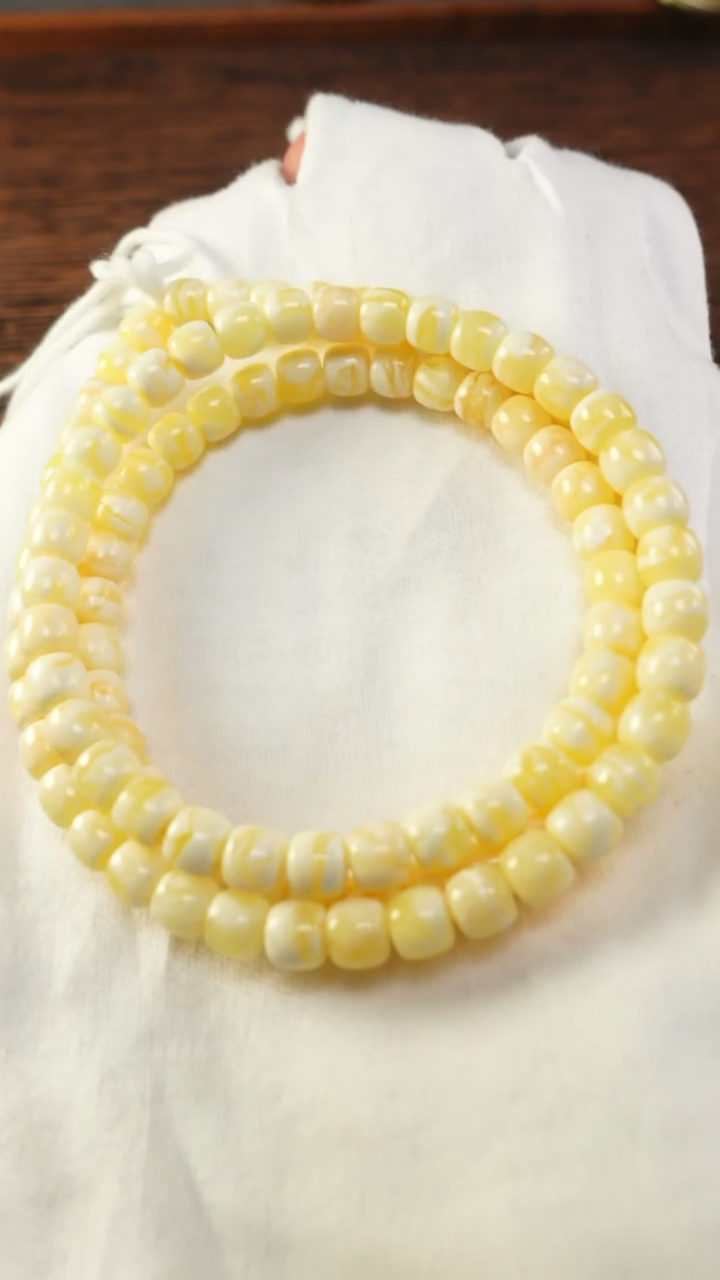 【闪购商品】琥珀手链未镶嵌2545/6.5mm无标老型108