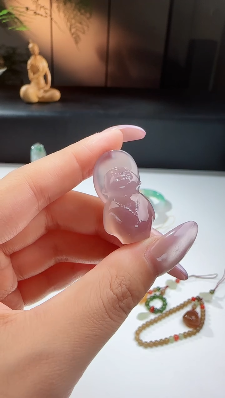 未镶嵌挂件玛瑙/玉髓 【鑫鑫】