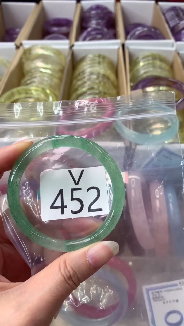 未镶嵌手镯水晶V452-52