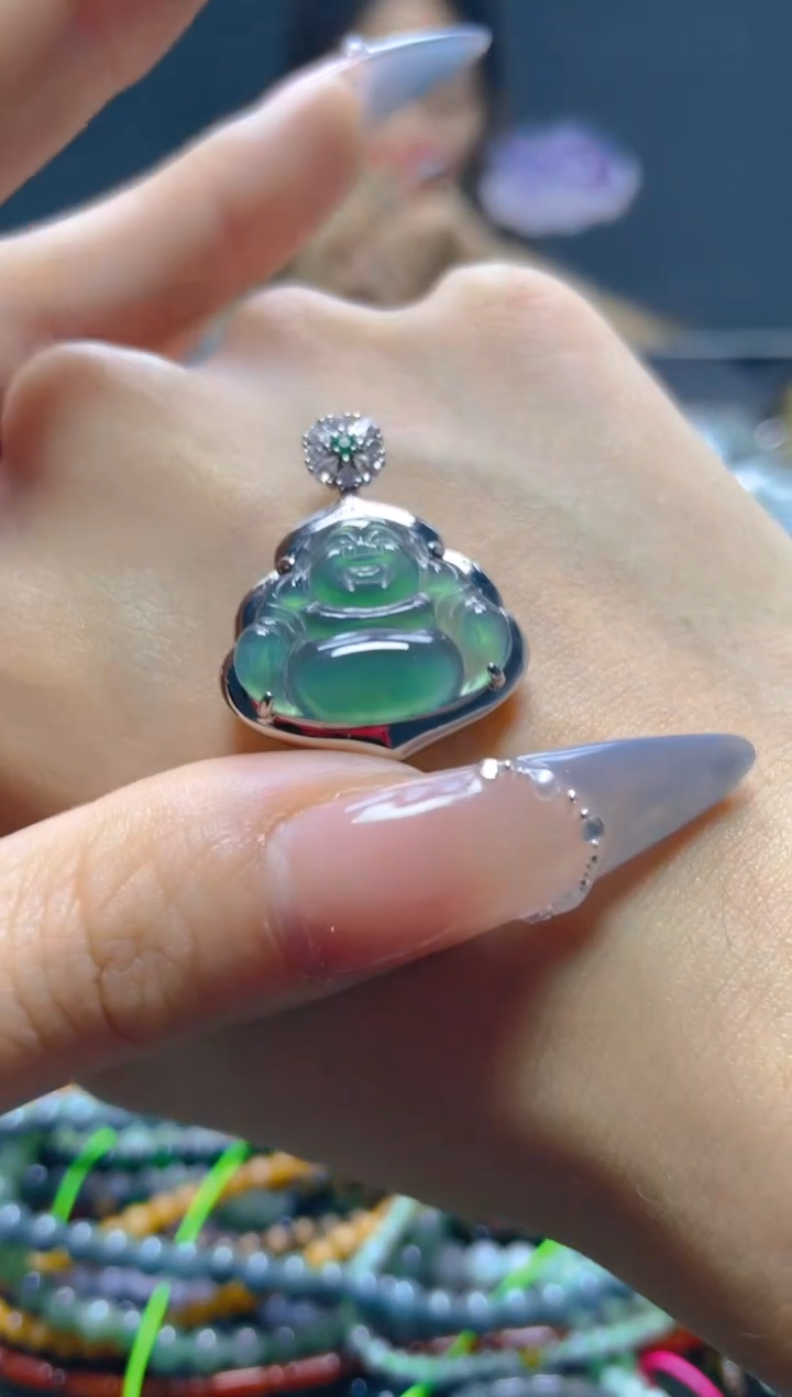 颈饰未镶嵌翡翠/X/翡翠A货，一件也是批发价