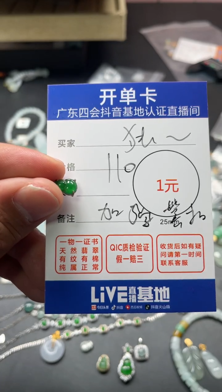 颈饰未镶嵌翡翠独*挂件