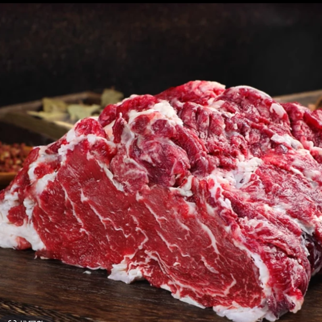 新鲜吊龙上脑牛肉国产黄牛肉冷冻生鲜火锅烤肉食材火锅食材牛肉同城配牛肋条