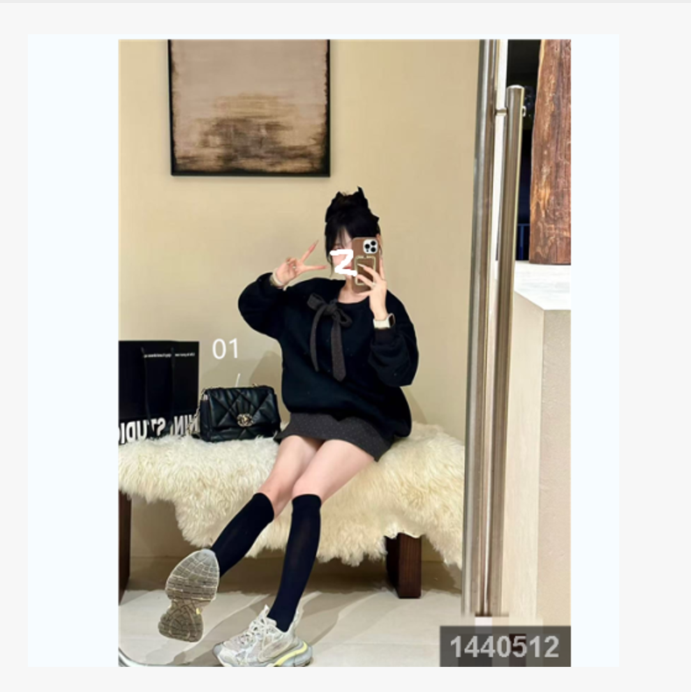 小妳XiaoNi———（冬款卫衣套装裙1440512）