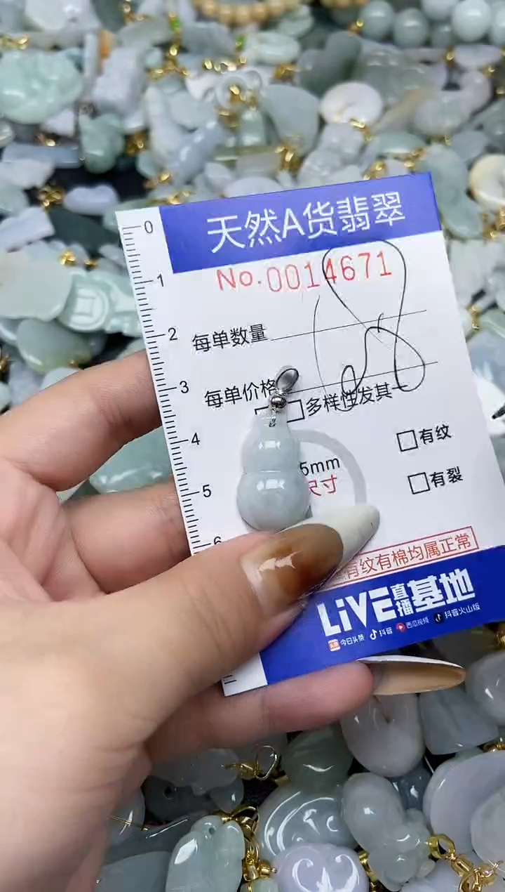 【闪购商品】翡翠颈饰未镶嵌天然A货翡翠