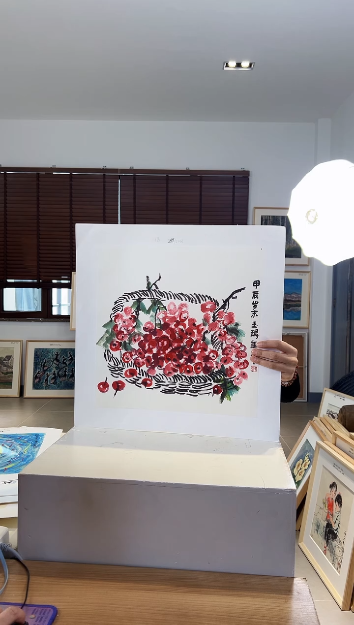 【闪购商品】版画限量亲签盖章版画S
