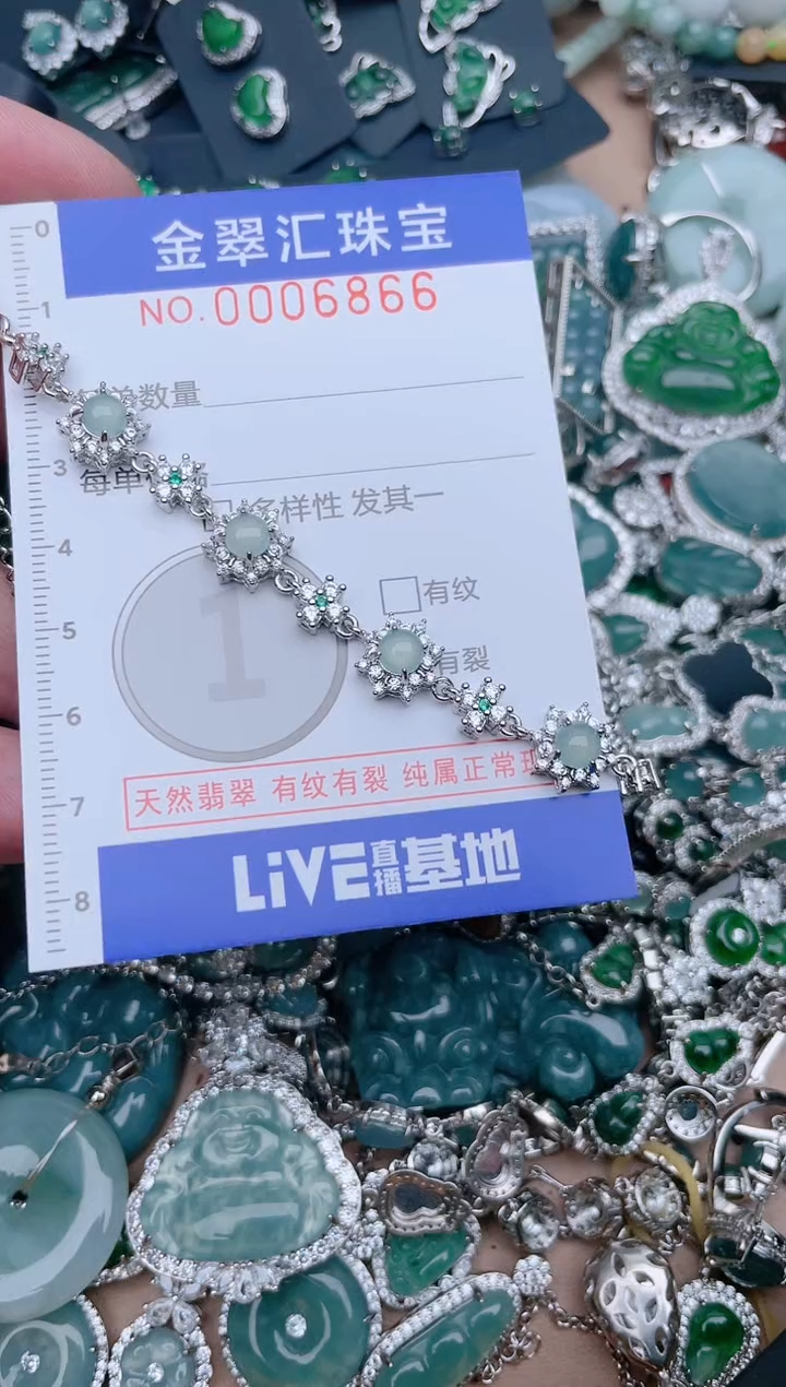 【闪购商品】翡翠颈饰未镶嵌6866....