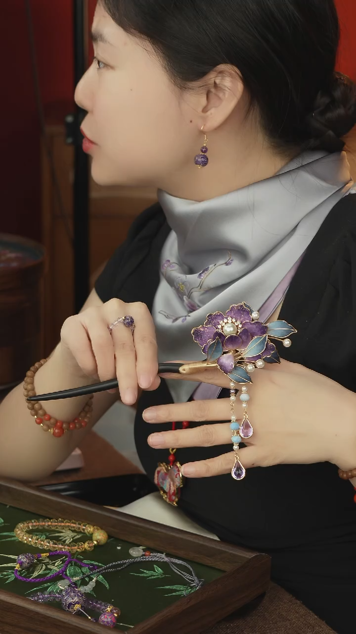 刺绣闪购纯手工非遗国风饰品