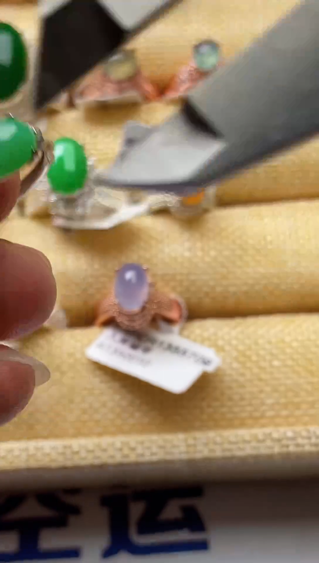 【闪购商品】翡翠戒指银S925镶嵌0000