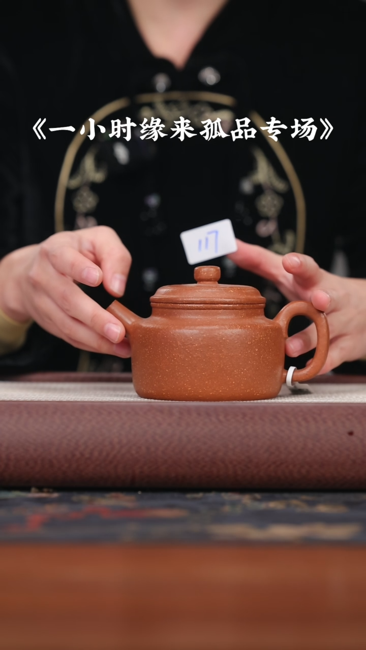 【闪购商品】紫砂茶壶粗砂降坡泥德钟{117}