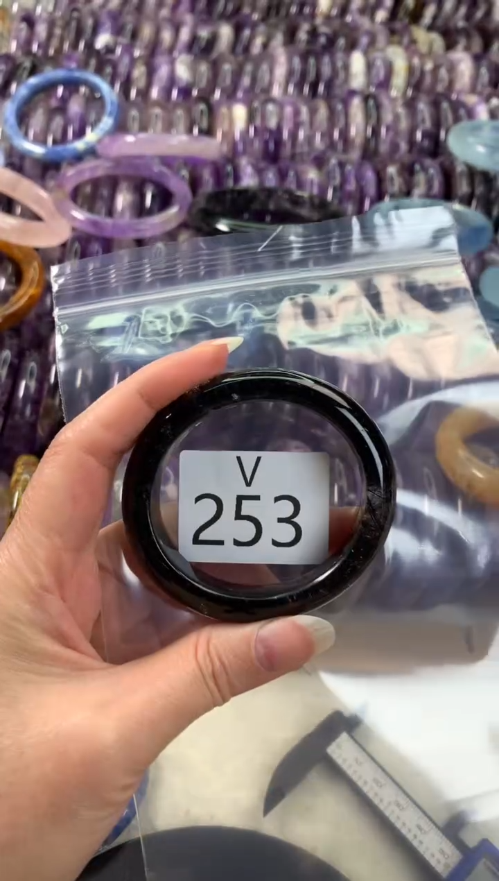 【闪购商品】水晶水晶手镯V未镶嵌253-50