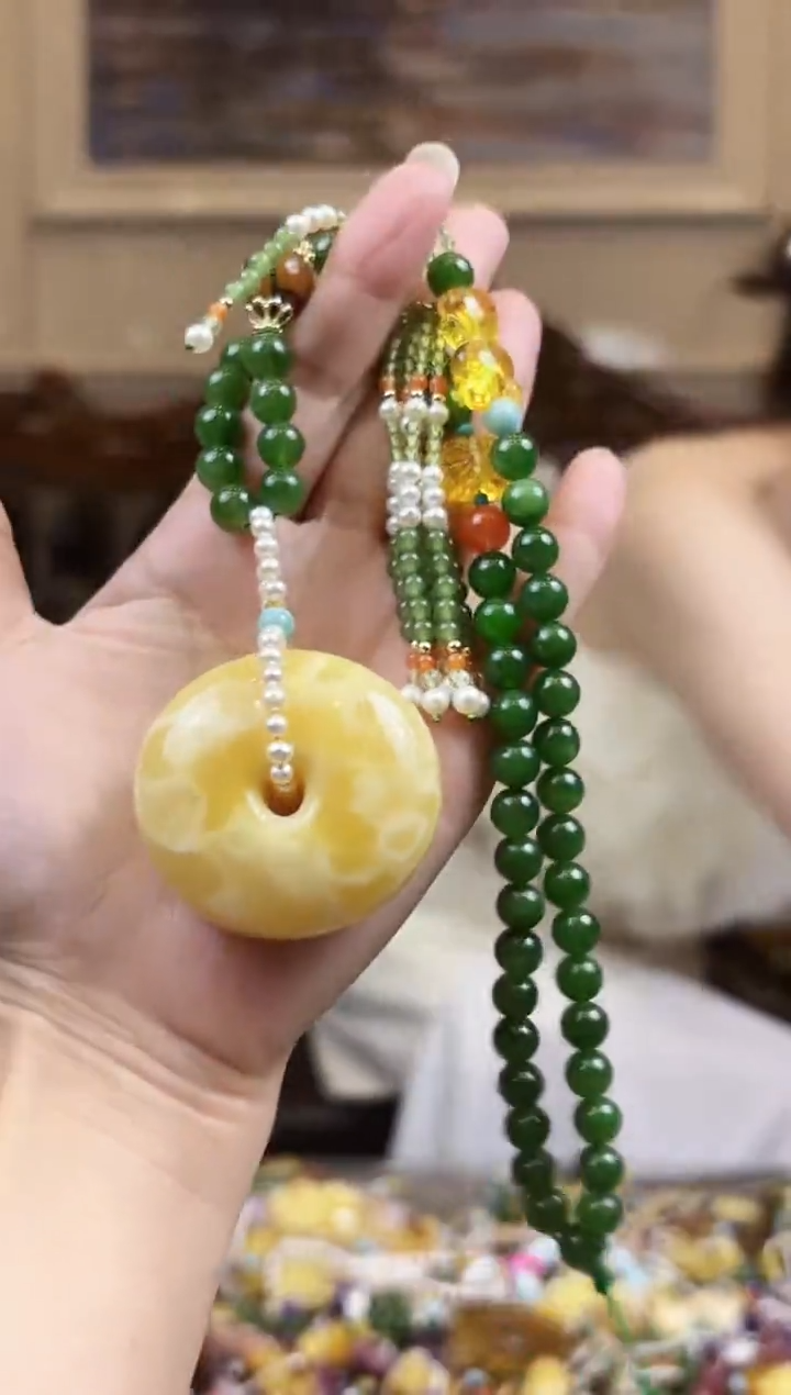 琥珀项链未镶嵌 【多样性发一】