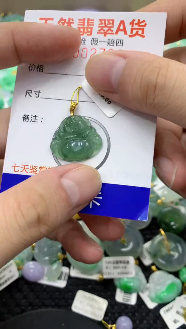 颈饰未镶嵌翡翠天然缅甸翡翠A货