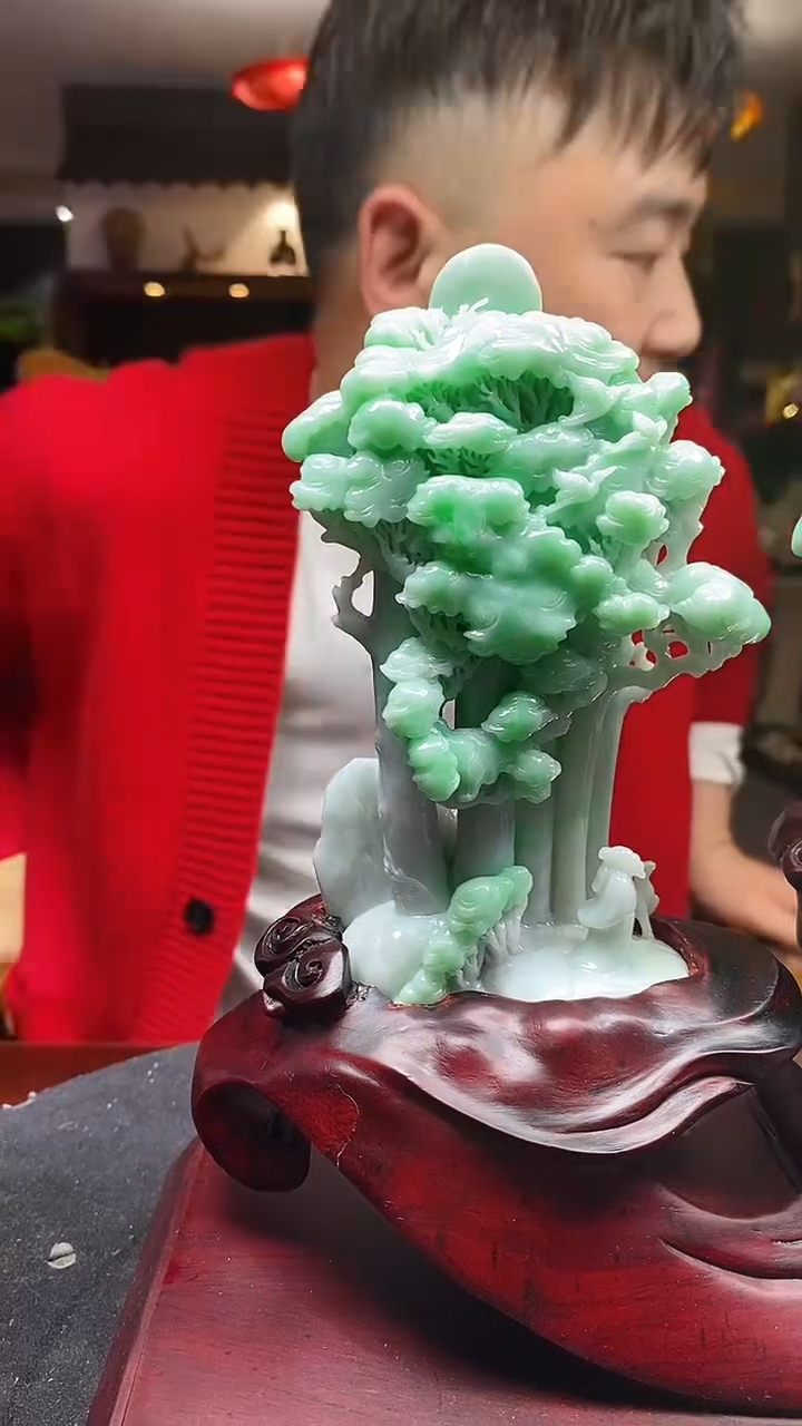 【闪购商品】定制翡翠未镶嵌03/0215/W/花