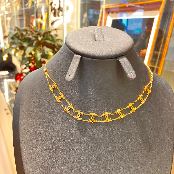 放心黄金店 足金999项链4.5克【货号70】(1号货）