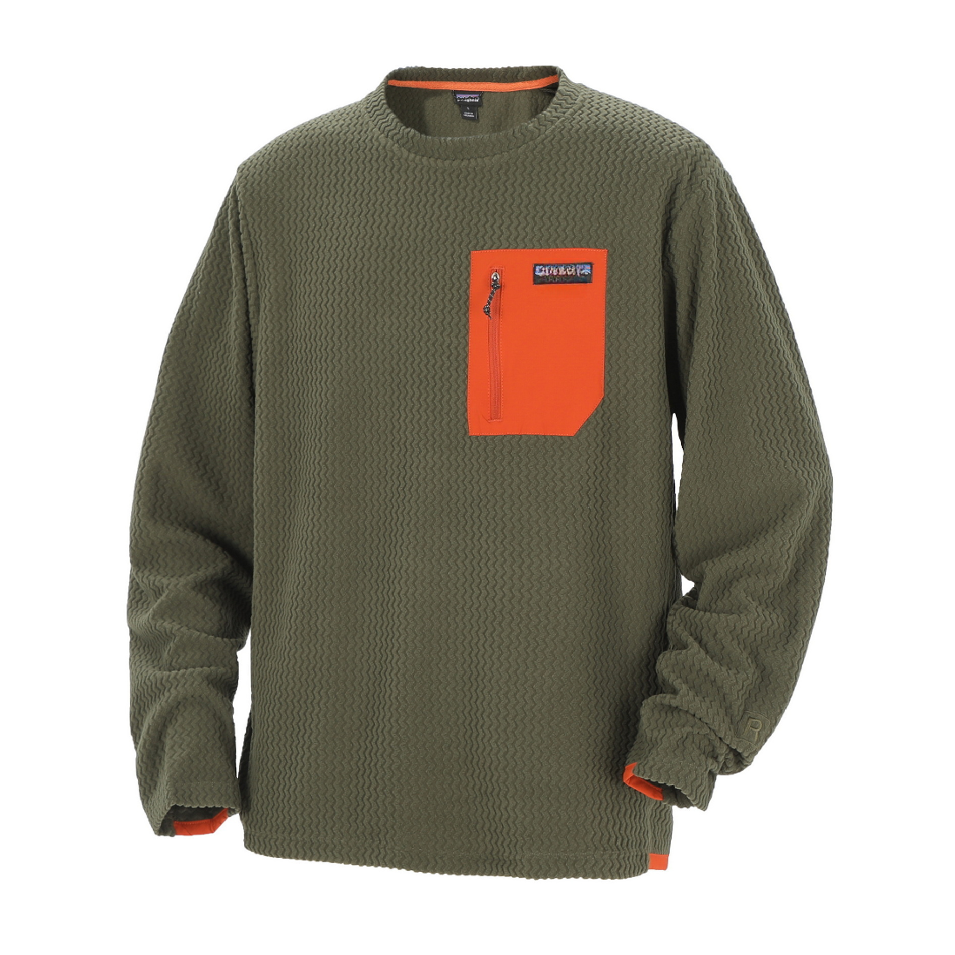 PaTa男士半保暖抓绒立领长袖卫衣