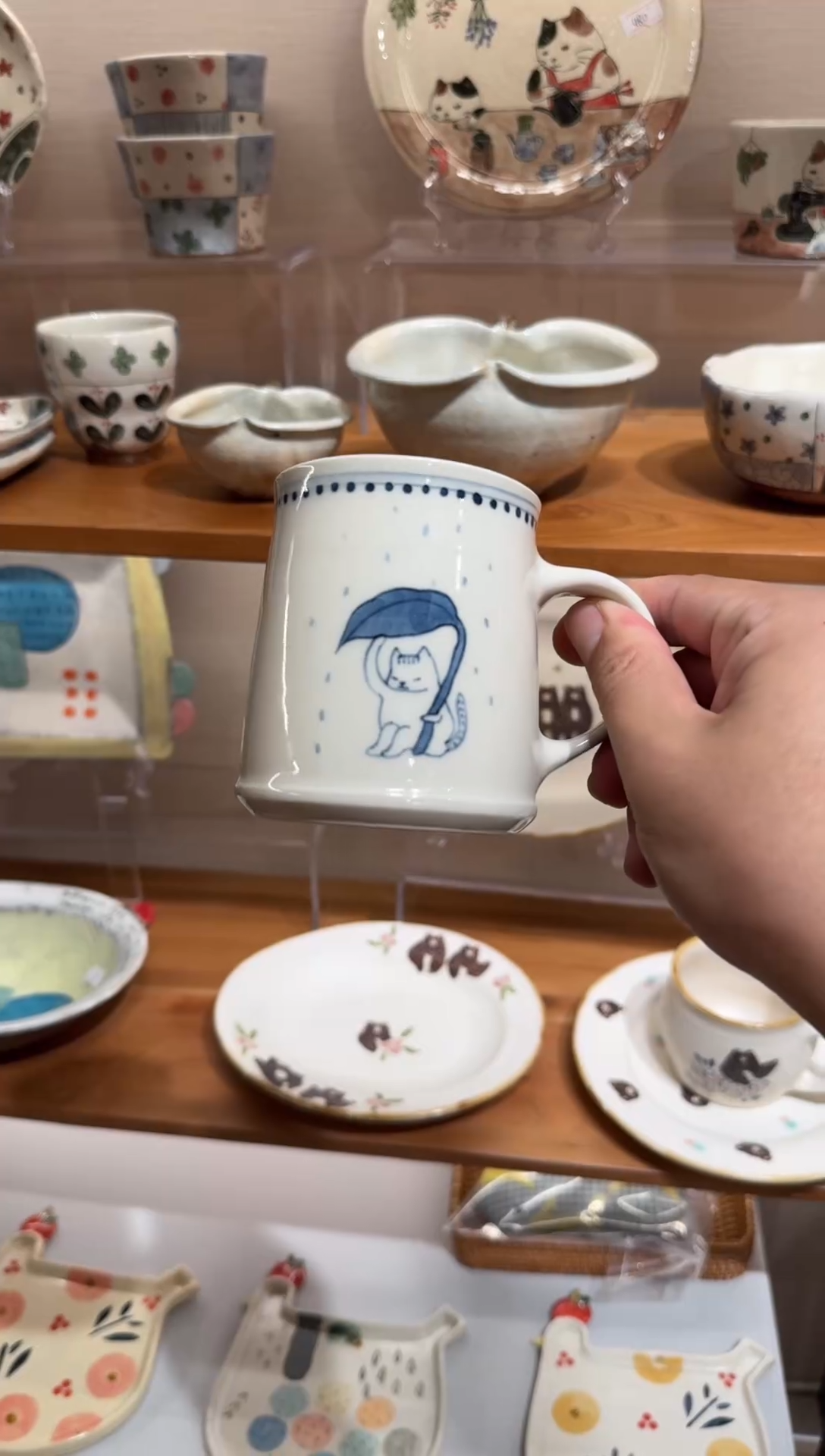 陶日本作家手作器物村田亚希马克杯