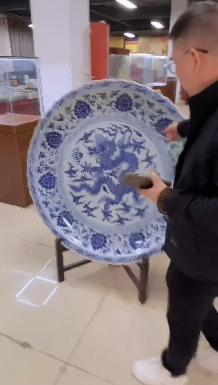 摆件陶瓷景德镇陶瓷流水99