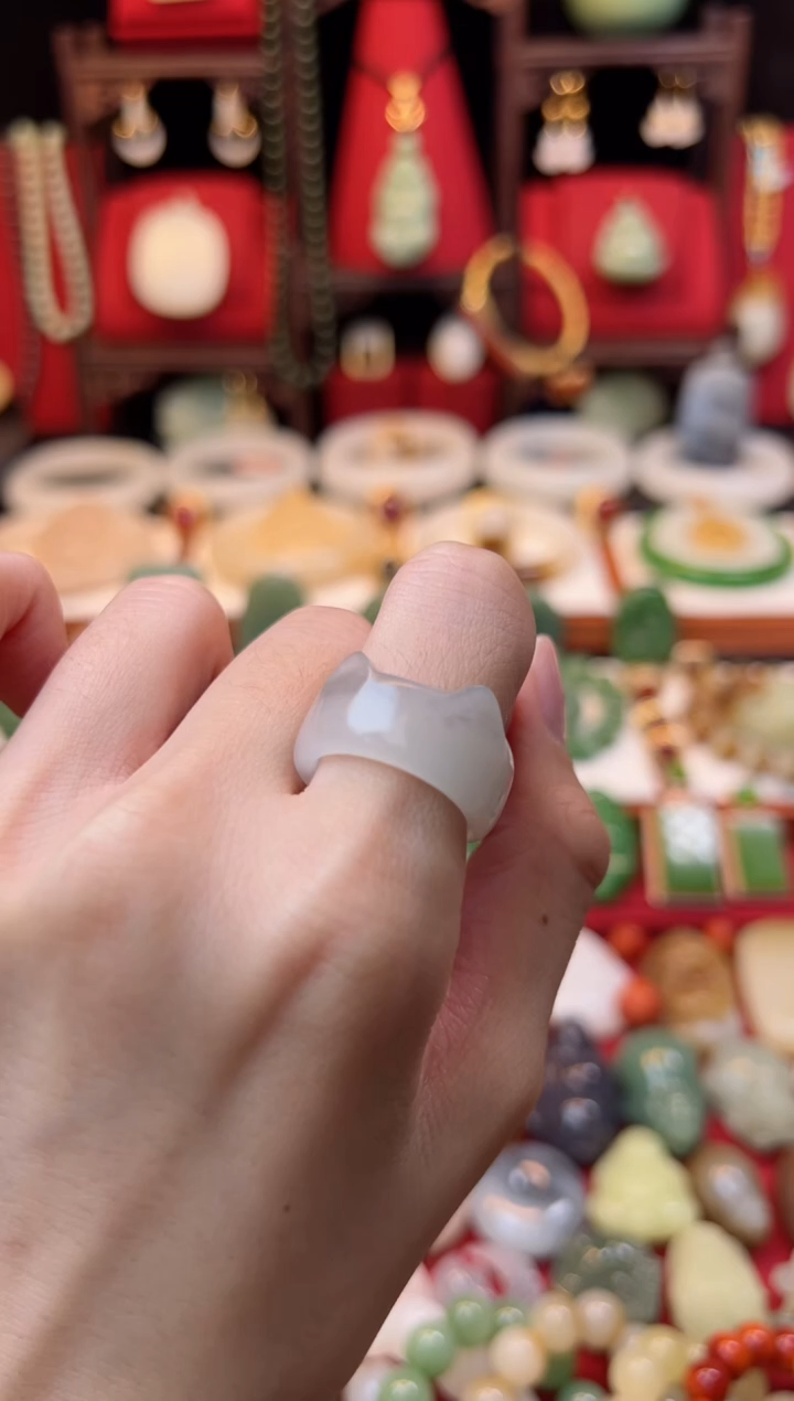 【闪购商品】和田玉戒指未镶嵌1415