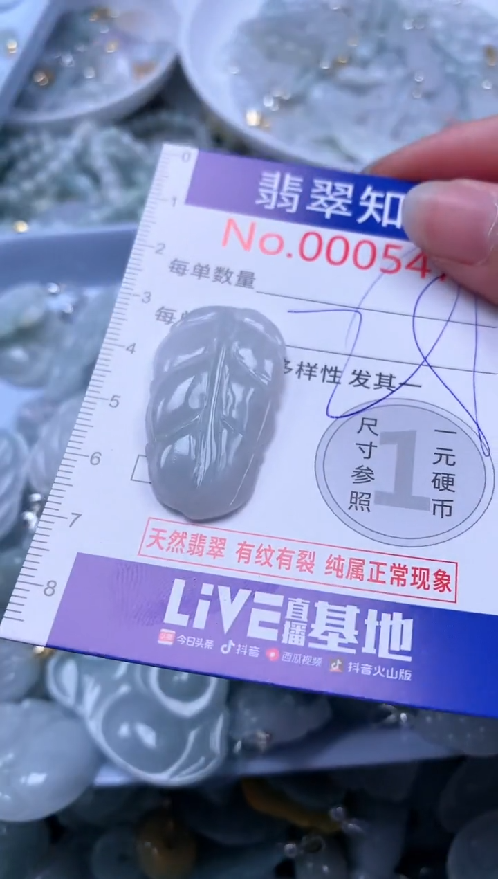 翡翠未镶嵌吊坠(不含链)5471