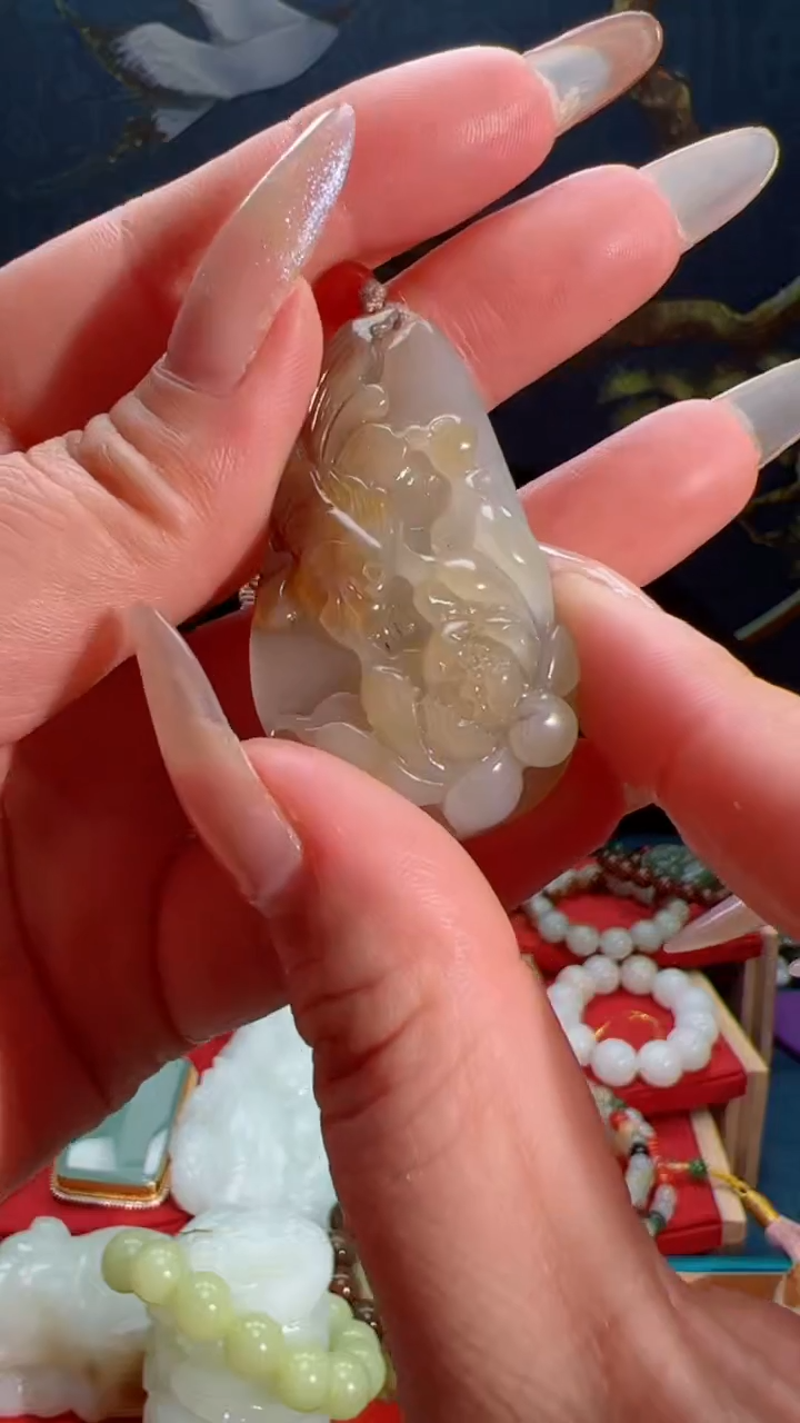 【闪购商品】和田玉吊坠未镶嵌1