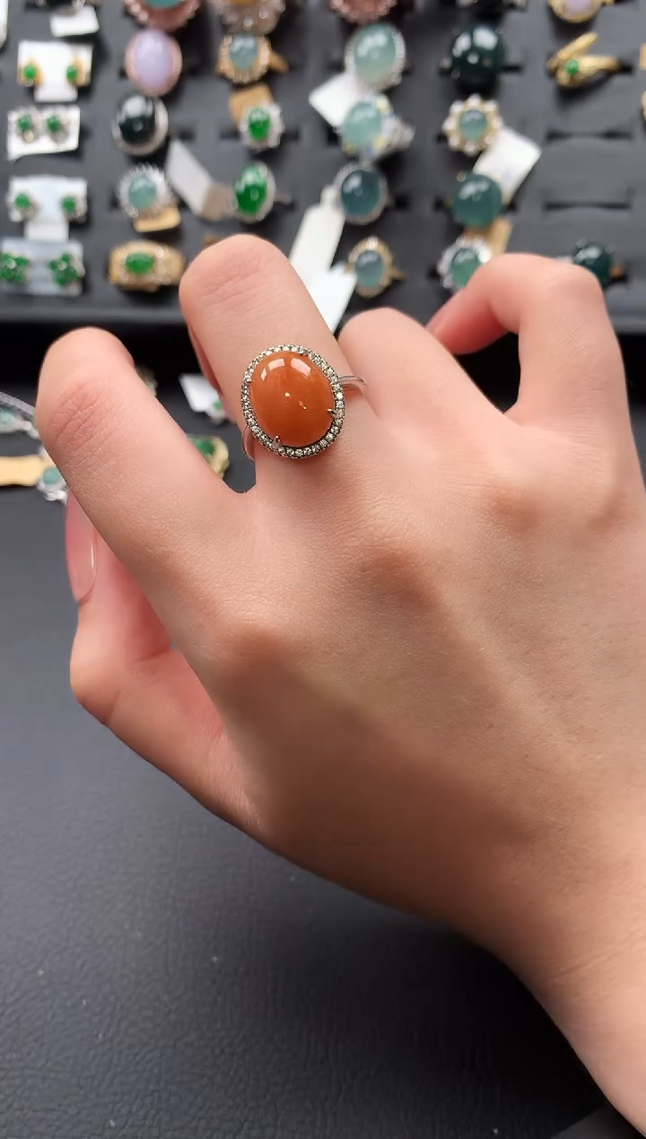 【闪购商品】翡翠戒指银S925镶嵌521214514