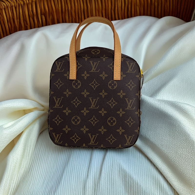 95新 LouisVuitton/路易威登 单肩包 饭盒 植鞣革换新31147