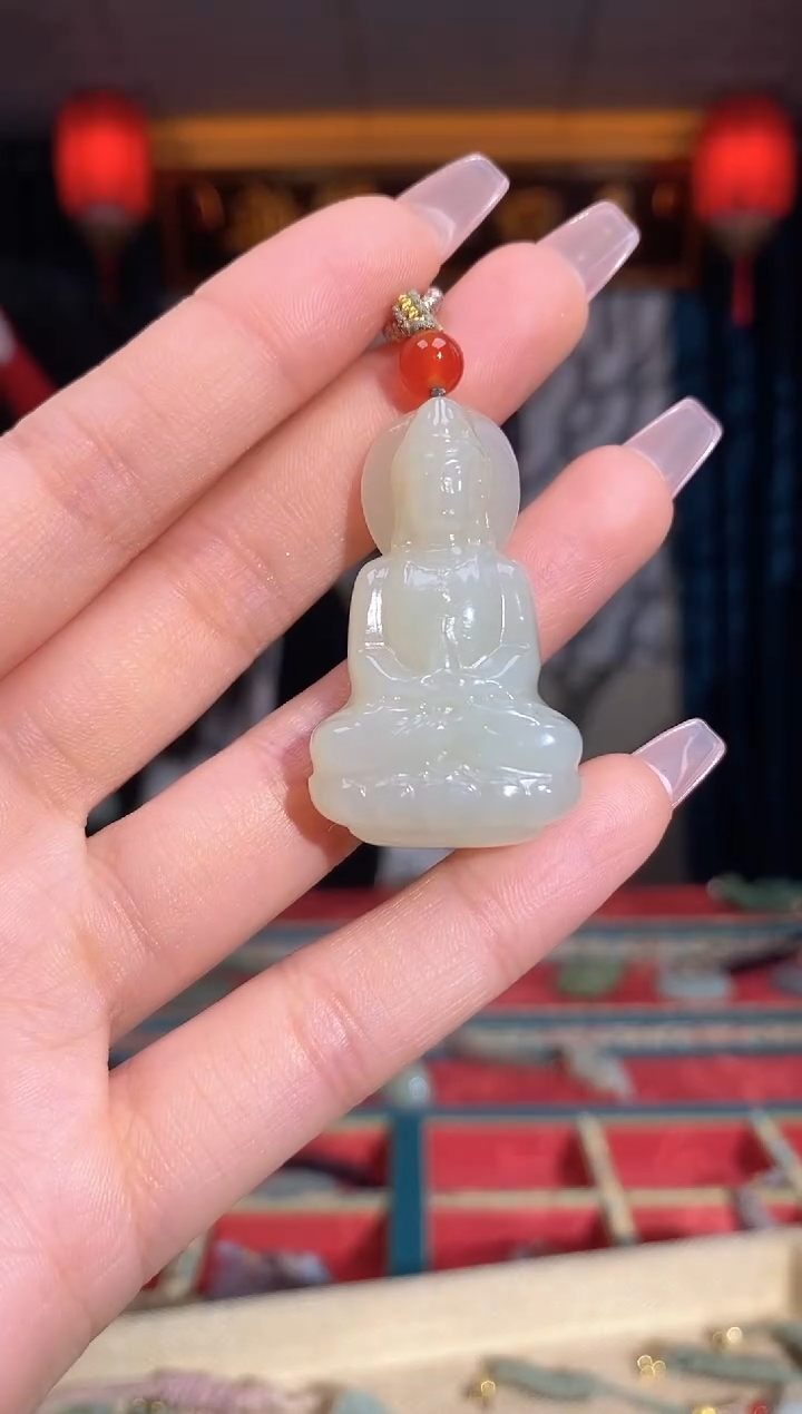 【闪购商品】和田玉颈饰未镶嵌观音