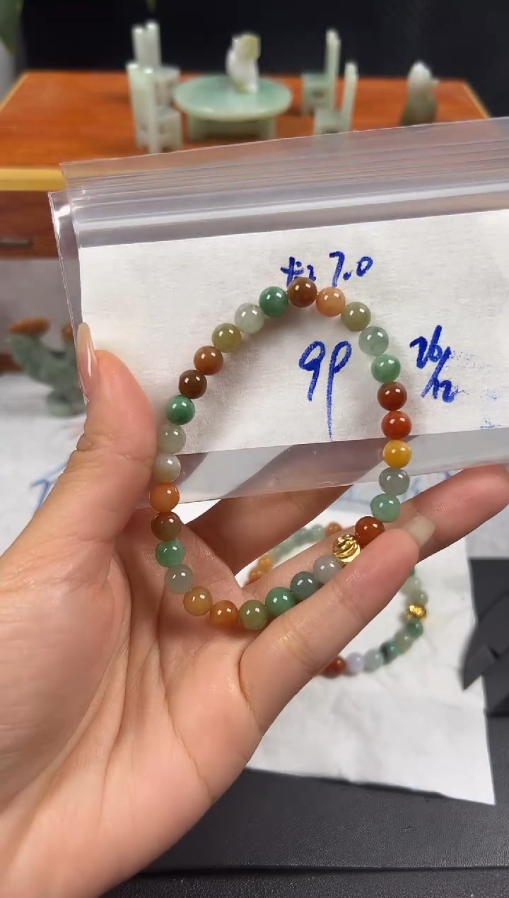 未镶嵌定制翡翠翡翠毛货抛光多样性发货拍一发一
