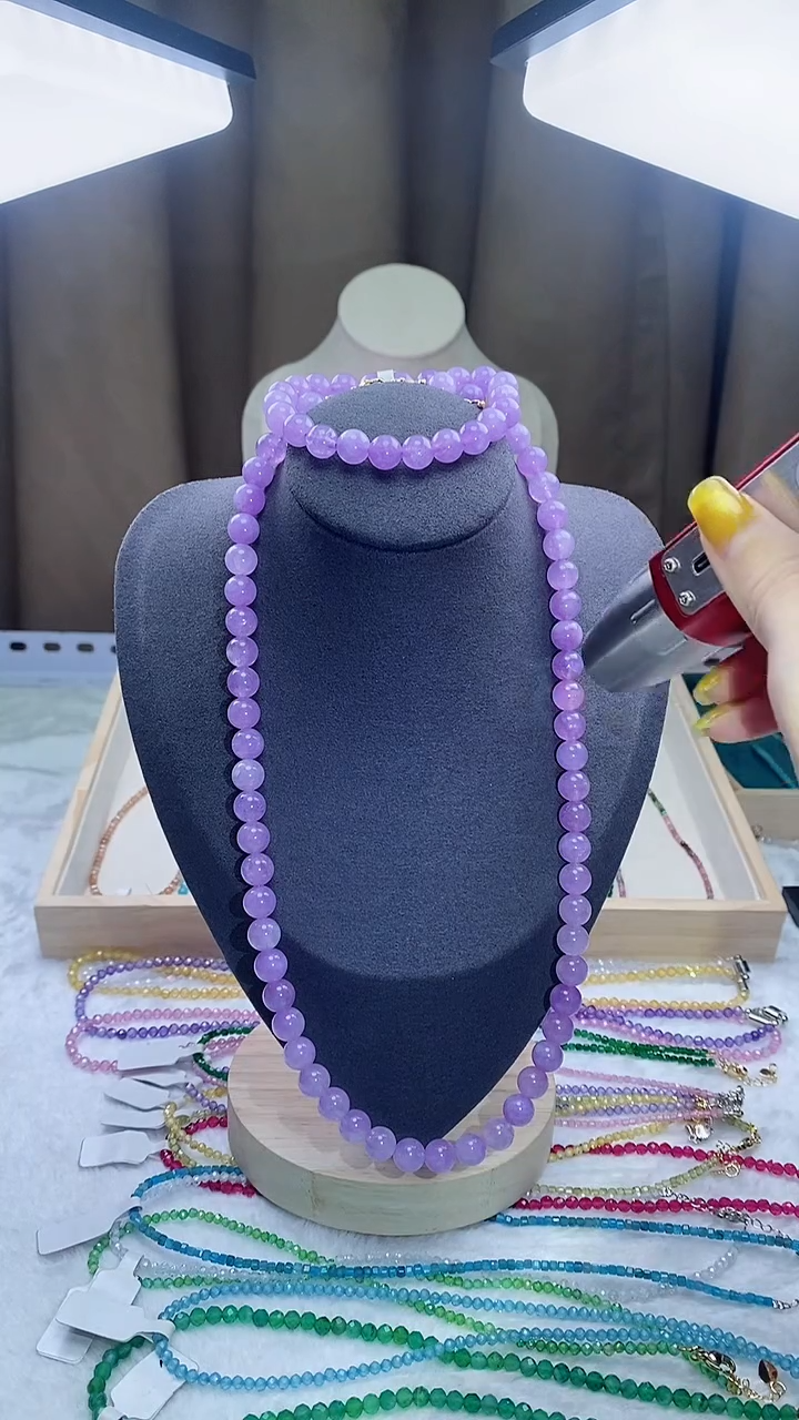 【闪购商品】锂辉石项链银S925镶嵌诗宁甄选珠宝SYZB200