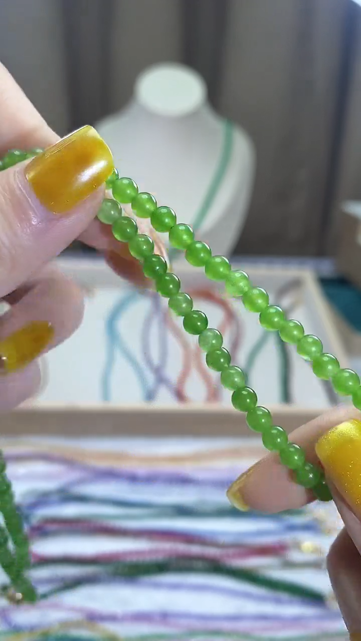 【闪购商品】和田玉（碧玉）颈饰14K金镶嵌诗宁甄选珠宝SYZB109