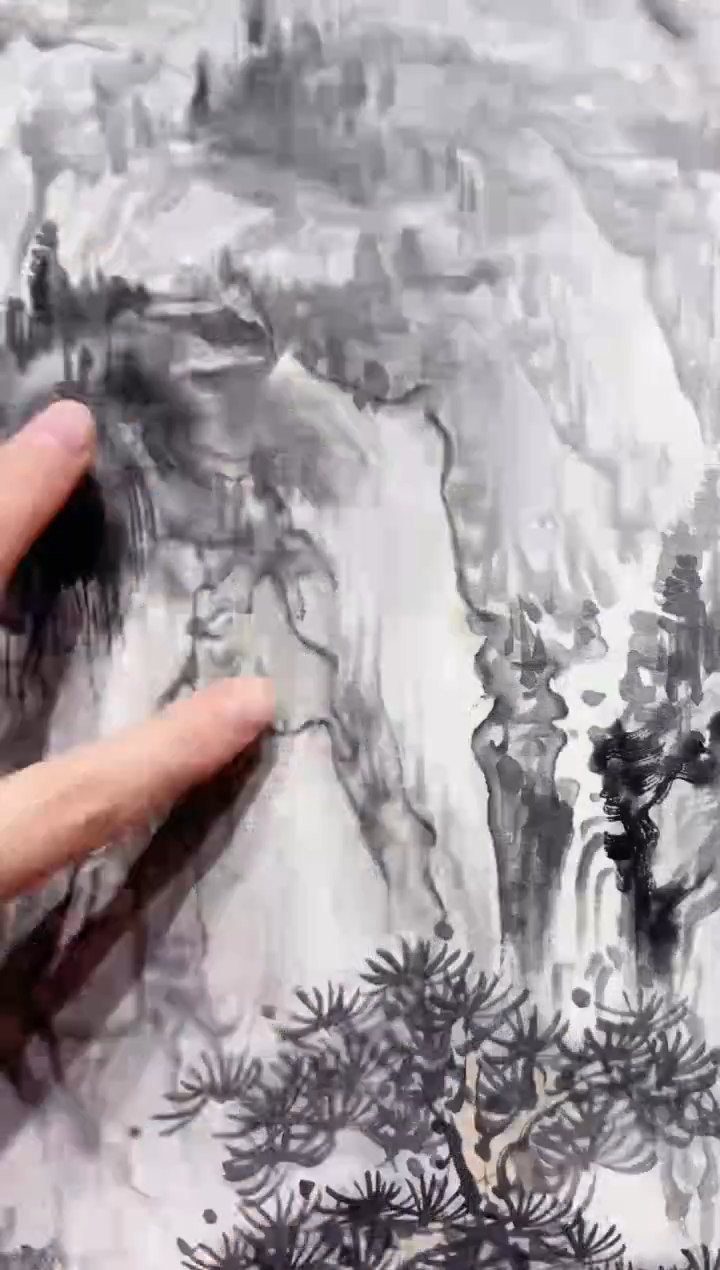 国画秦燕格国画手绘作品Y11