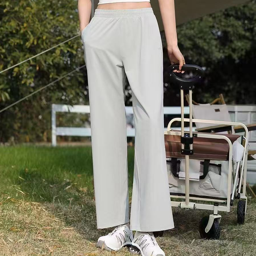 【冰感黑科技】云朵原纱防晒阔腿裤-5217