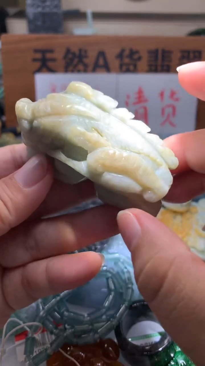 【闪购商品】翡翠颈饰未镶嵌保真天然A货翡翠