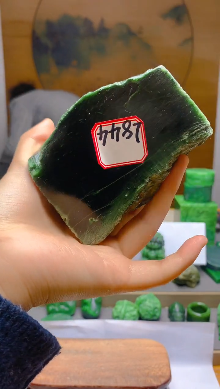 【闪购商品】和田玉（碧玉）珠宝半成品未镶嵌1