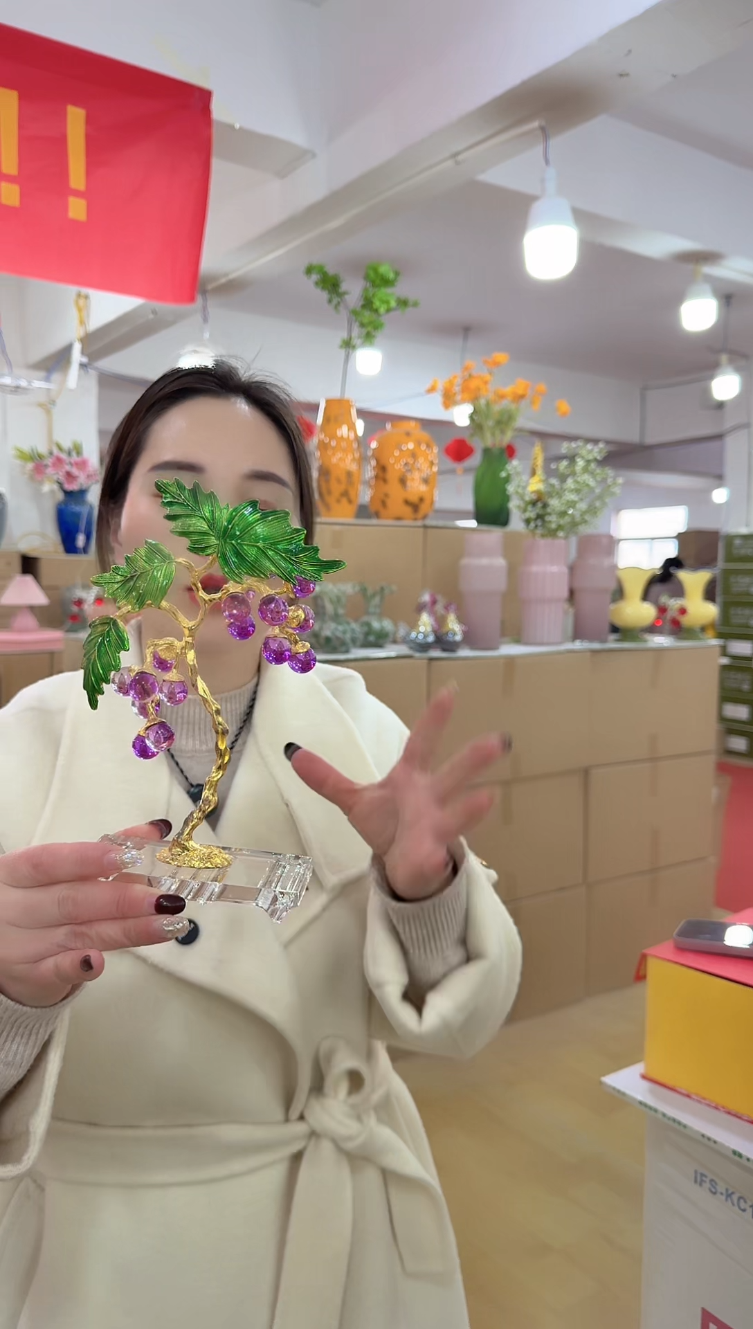 【闪购商品】玻璃洛芙花器-r-早5