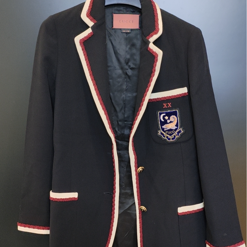 95新 GUCCI/古驰 西装外套36码黑色/250818ZZLSL21