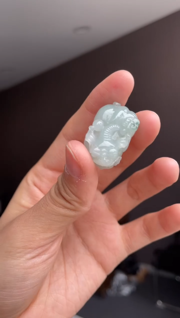 吊坠(不含链)未镶嵌翡翠天然缅甸A货翡翠