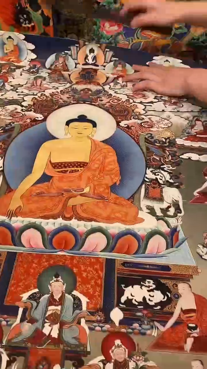 装裱画精美唐卡tk16153