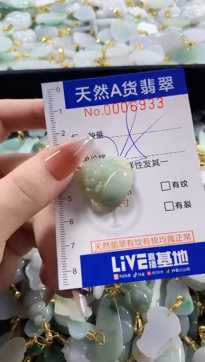 颈饰未镶嵌翡翠天然A货翡翠