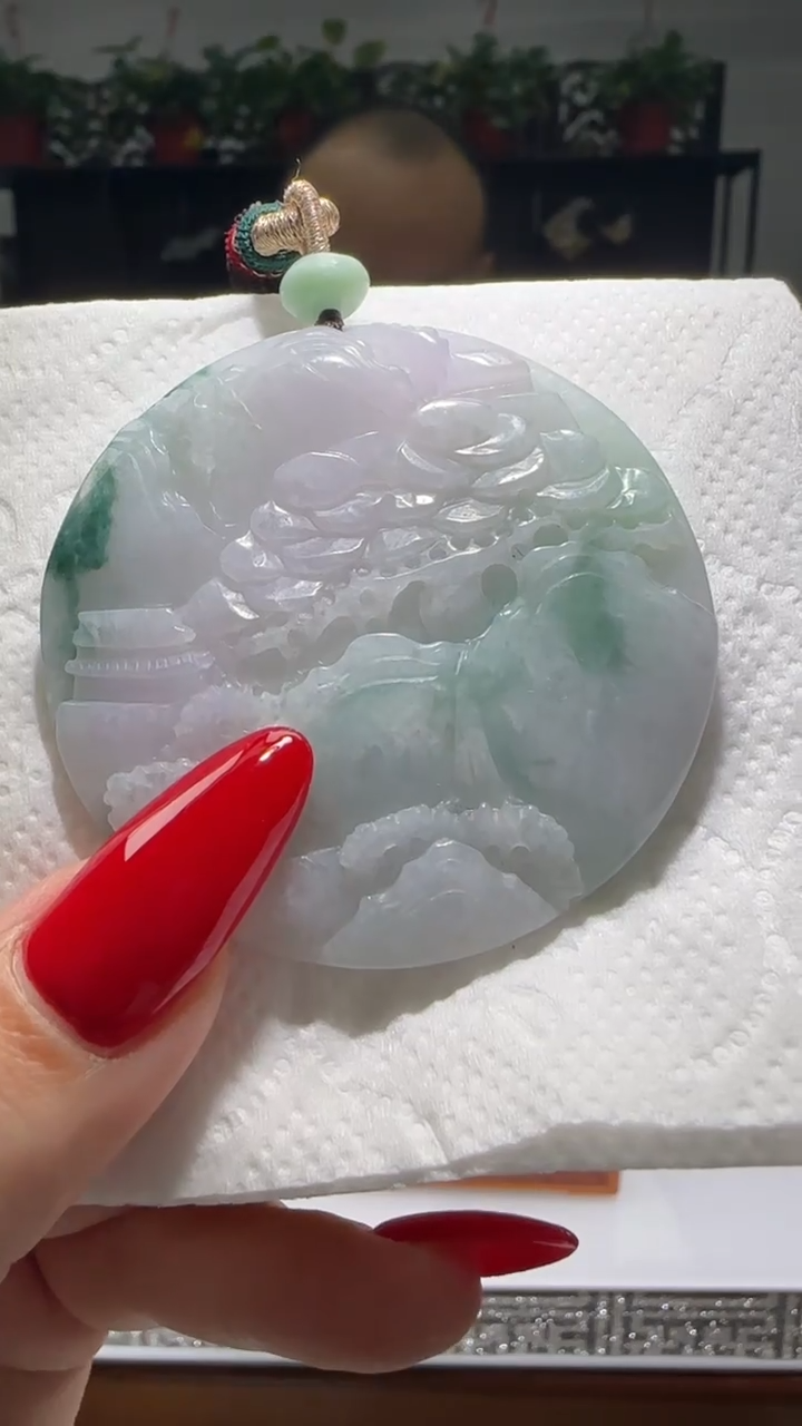 【闪购商品】翡翠颈饰未镶嵌天然翡翠A货吊坠