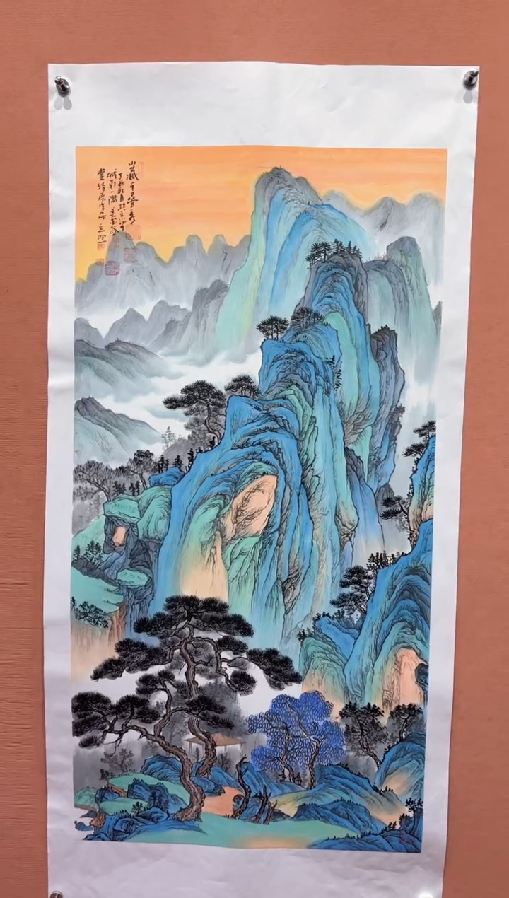 国画师立照老师国画作品