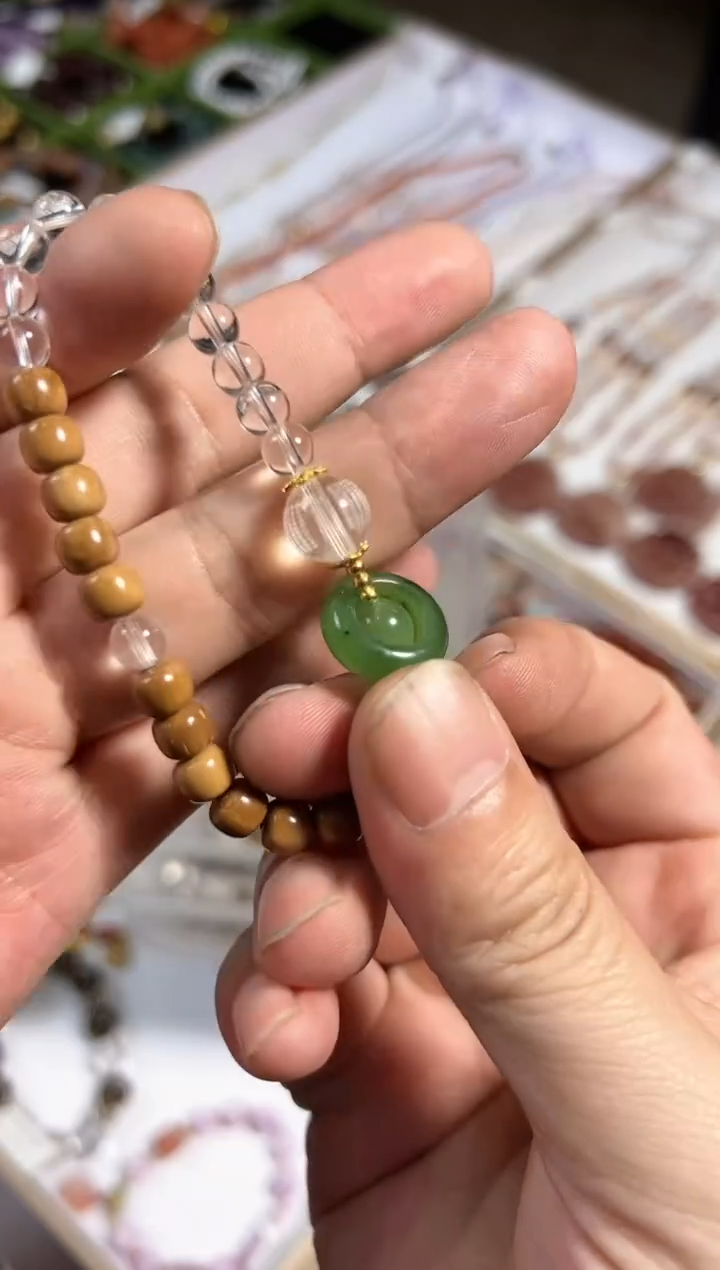 【闪购商品】水晶手链未镶嵌颜色微差多样性发货发其一